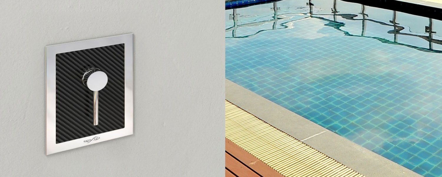 Picture Outdoor shower, pool, garden - MIXER CARBON Inoxstyle